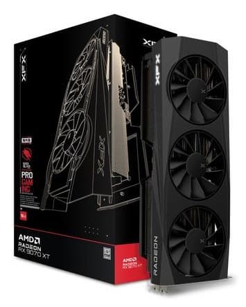 XFX Quicksilver Radeon RX 9070 XT Gaming Edition AMD 16 GB GDDR6 Black - Image 5