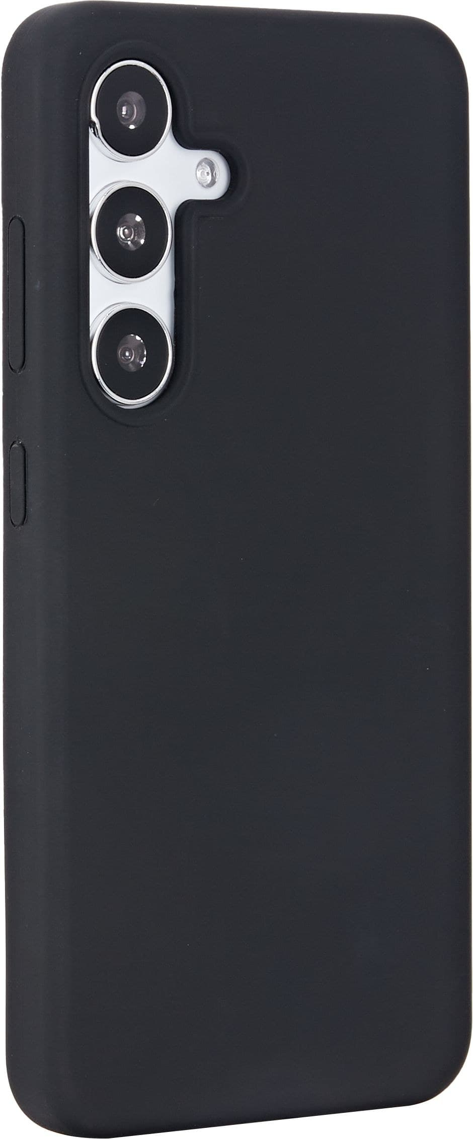 eSTUFF INFINITE (GRS) RIGA Silicone Cover for Samsung Galaxy S24+ - Black - Bulk Pack