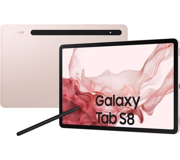 Samsung Galaxy Tab S8 11" Tablet Wi-Fi 256GB - Pink Gold