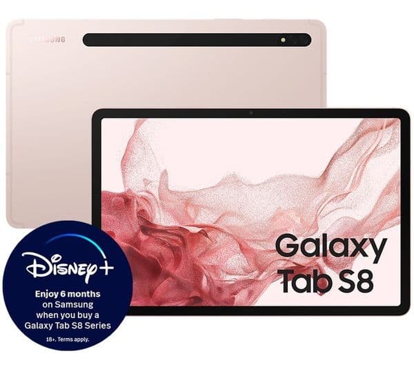 Samsung Galaxy Tab S8 11" Tablet Wi-Fi 256GB - Pink Gold - Image 2