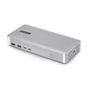 StarTech.com Dual-Monitor USB4 Docking Station, Dual 4K 120Hz or Single 8K 60Hz HDMI, 100W Laptop Charging, 2.5GbE, USB-C Multi-Monitor Dock, Driverless thumbnail 1