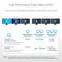 StarTech.com USB-C Triple-Monitor Multiport Adapter, Dual 4K 60Hz + 4K 30Hz HDMI & DisplayPort, 4-Port USB Hub, 100W PD Pass-Through, GbE, SD/MicroSD Card Readers thumbnail 4