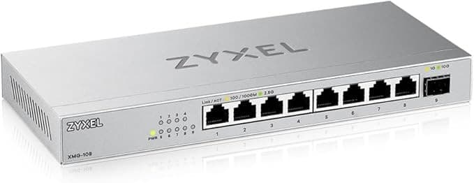 Zyxel XMG-108 8-Port 2.5G Multi-Gig Unmanaged Switch with 10G SFP+ Uplink - Image 1