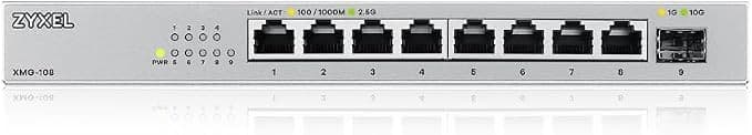 Zyxel XMG-108 8-Port 2.5G Multi-Gig Unmanaged Switch with 10G SFP+ Uplink - Image 2