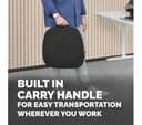 FELLOWES Breyta Comfort Seat Cushion with Cover - Black thumbnail 8