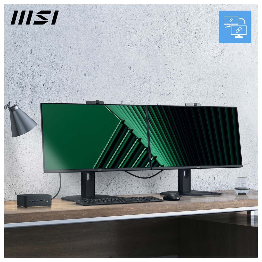 MSI PRO MP275QPDG 27" IPS QHD 100Hz USB-C Height Adjustable Monitor with Speakers - Image 4