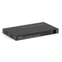 NETGEAR AV Line M4250-10G2XF-PoE++ (GSM4212UX) 12-Port Managed L2/L3 Gigabit Ethernet (10/100/1000) Switch with 8 x Ultra90 PoE++ (720W), 2 x 1G and 2 x 10G SFP+, 1U Black thumbnail 4