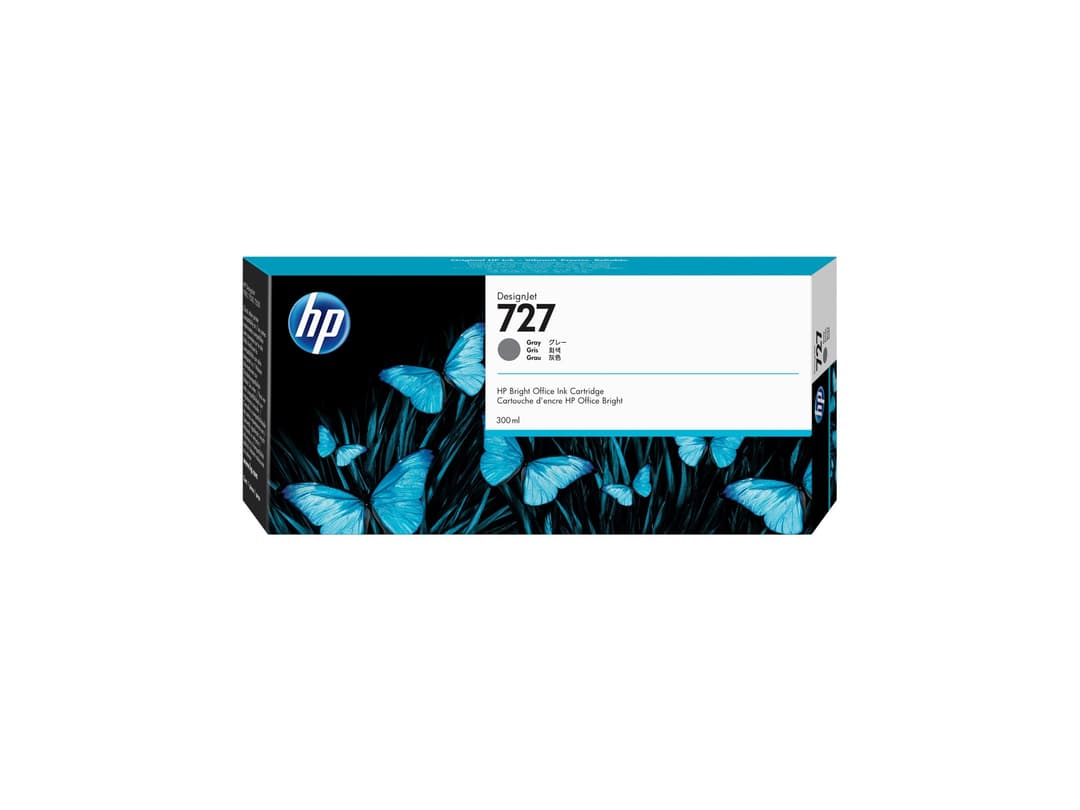 HP 727 - high capacity - grey - original - DesignJet - ink cartridge - Image 1