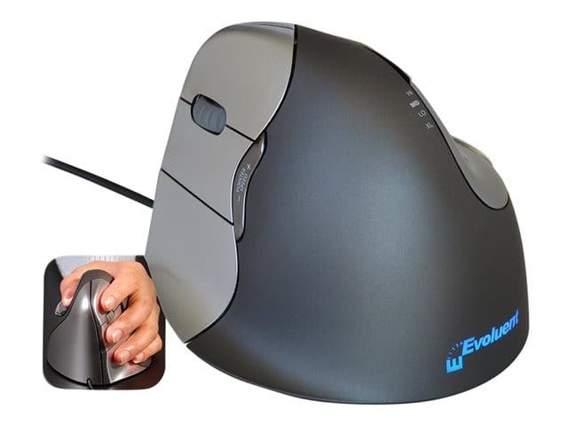 Evoluent VerticalMouse 4 Left Grey - Image 1