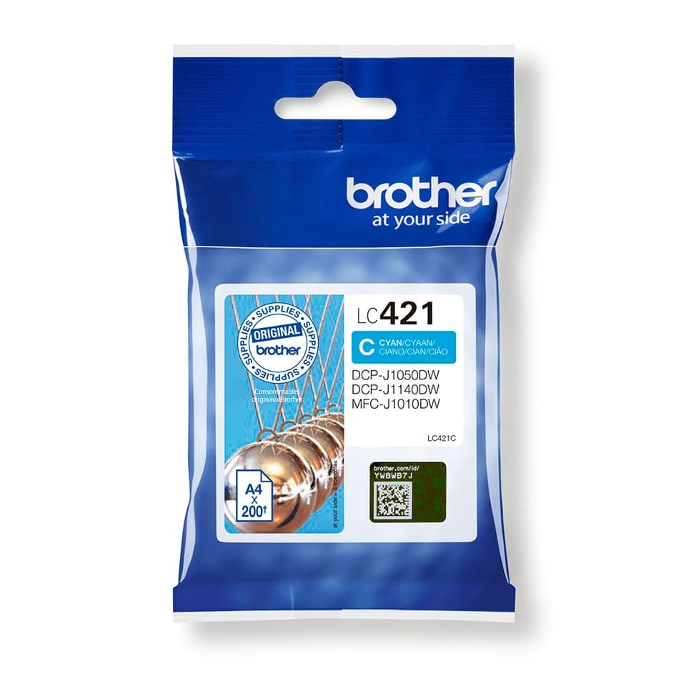 Brother LC421C ink cartridge 1 pc(s) Original Cyan - Image 1