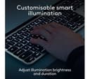 Logitech MX Keys S for Mac Wireless Illuminated Keyboard UK QWERTY - Space Grey thumbnail 3