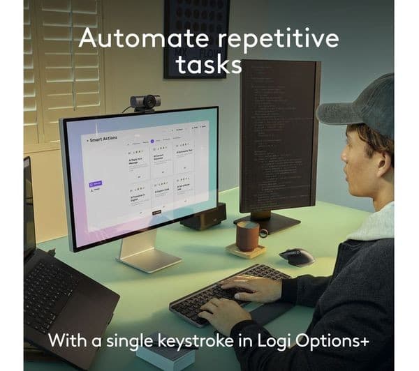 Logitech MX Keys S for Mac Wireless Illuminated Keyboard UK QWERTY - Space Grey - Image 4
