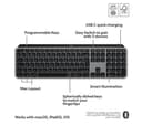 Logitech MX Keys S for Mac Wireless Illuminated Keyboard UK QWERTY - Space Grey thumbnail 6