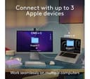 Logitech MX Keys S for Mac Wireless Illuminated Keyboard UK QWERTY - Space Grey thumbnail 7