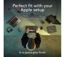 Logitech MX Keys S for Mac Wireless Illuminated Keyboard UK QWERTY - Space Grey thumbnail 9