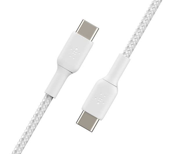 BELKIN Braided USB Type-C Cable 1m White - Image 2