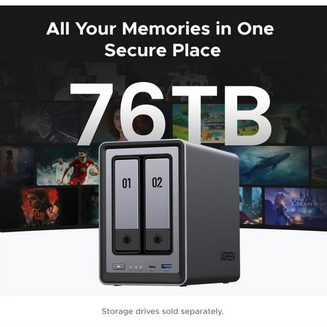 UGREEN NAS DXP2800 2-Bay N100 Diskless - Image 3