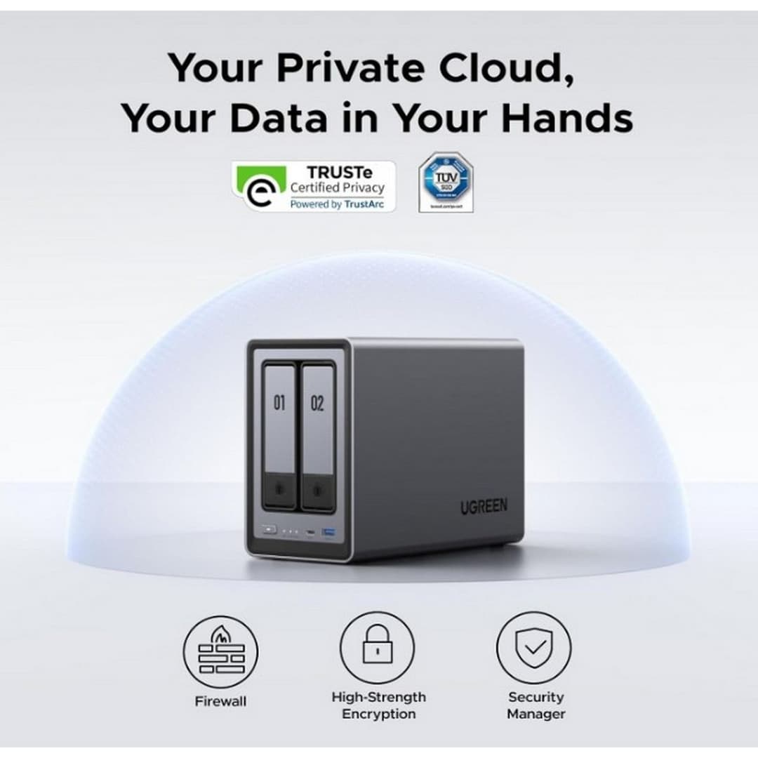 UGREEN NAS DXP2800 2-Bay N100 Diskless - Image 6