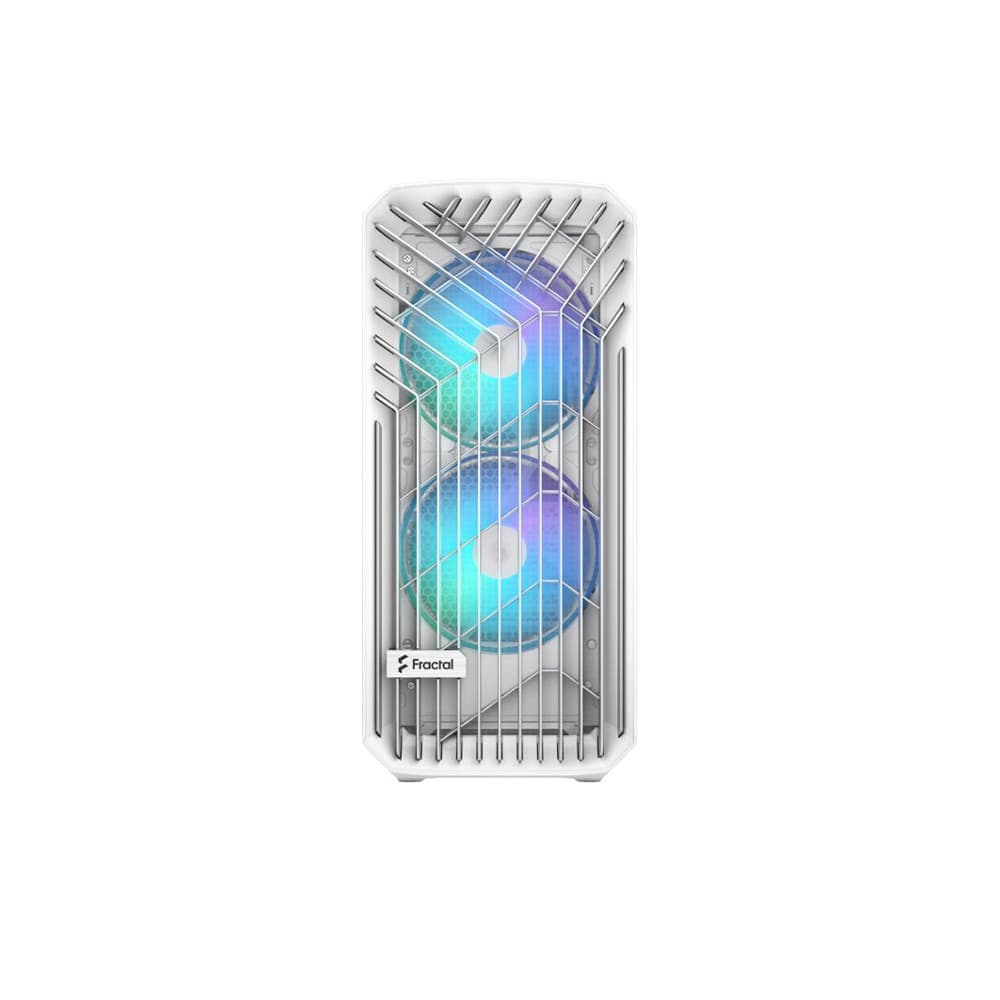 Fractal Design Torrent E-ATX Mid Tower PC Case - White RGB TG Clear Tint - Image 5