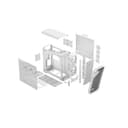 Fractal Design Torrent E-ATX Mid Tower PC Case - White RGB TG Clear Tint thumbnail 7