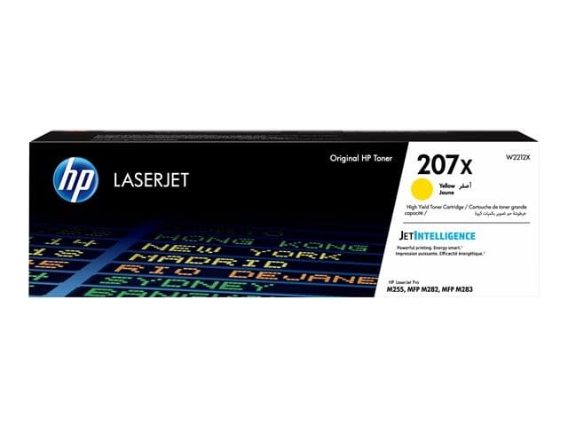 HP 207X - High Yield - yellow - original - LaserJet - toner cartridge (W2212X)