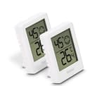 Hama Baros Thermometer and Hygrometer, Digital, For Indoors, Set of 2, white thumbnail 2