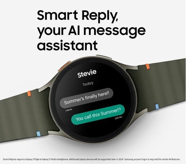 Samsung Galaxy Watch7 Smartwatch 44mm Silver - Image 8