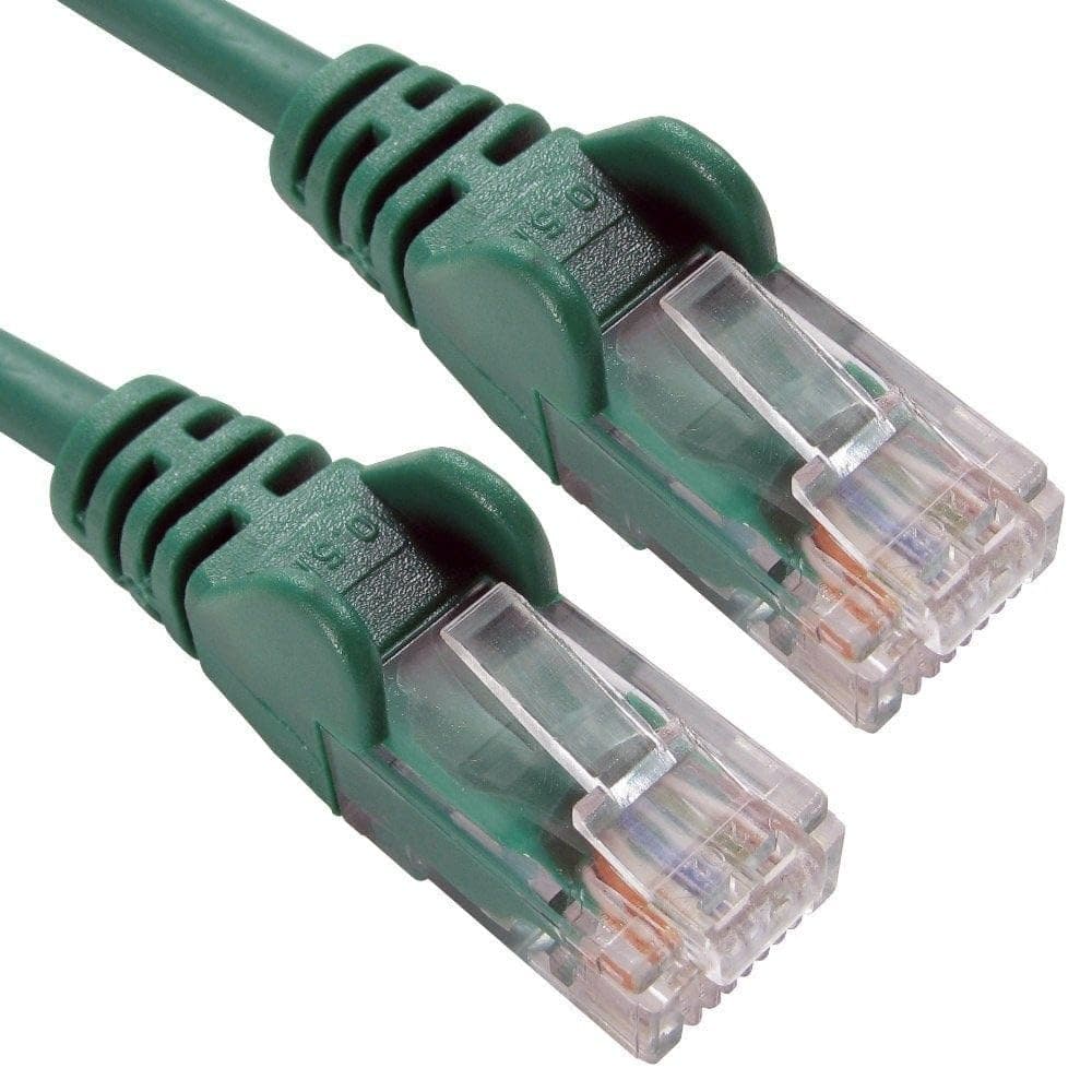 Scan verde moldeado Snagless Cat 5e, de 5 m - Image 1
