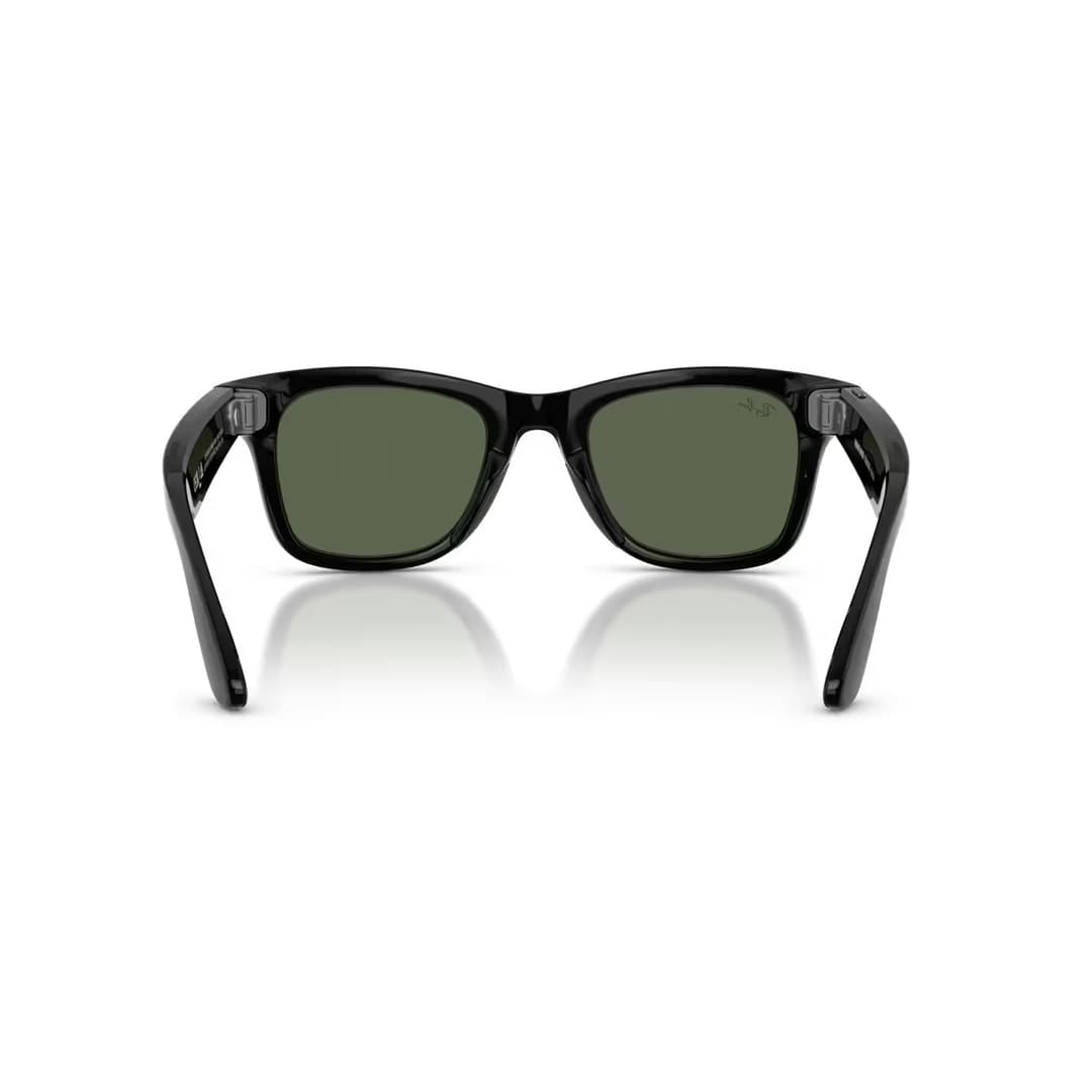 Ray-Ban Gen 2 Wayfarer RW4012 (C601/1M53) Sunglasses Transitions Graphite Green - Shiny Black - Image 3