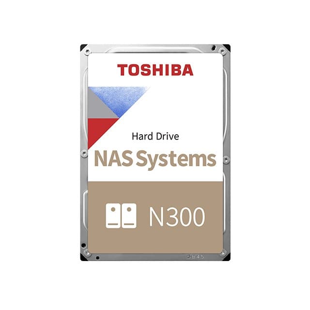 Toshiba N300 8 TB NAS Internal Hard Drive 7200 RPM 512 MB Cache 3.5" Serial ATA III - Retail Kit (HDWG780EZSTA)