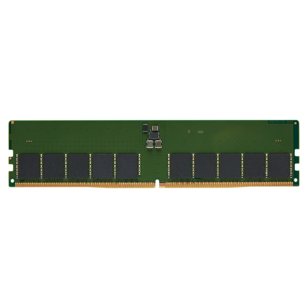 Kingston Server Premier 32GB (1 x 32GB) DDR5 5600MT/s CL46 ECC Unbuffered DIMM (KSM56E46BD8KM-32HA) - Image 1