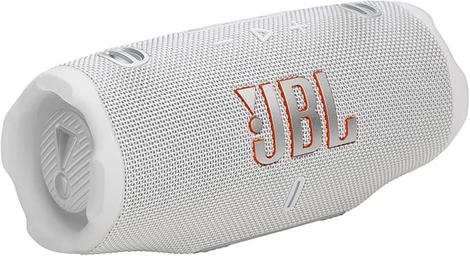JBL Charge 6 Portable Bluetooth Speaker - White - Image 1