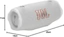 JBL Charge 6 Portable Bluetooth Speaker - White thumbnail 5