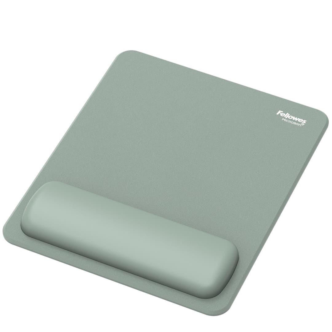 Fellowes Breyta Standard Mouse Mat Wrist Support - Sage - Image 1