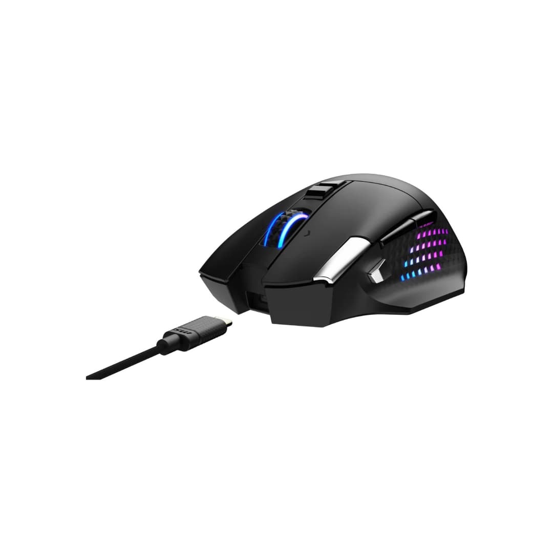 MSI Versa Pro + Dock 26000 DPI Wireless RGB Optical Gaming Mouse - Black - Image 3