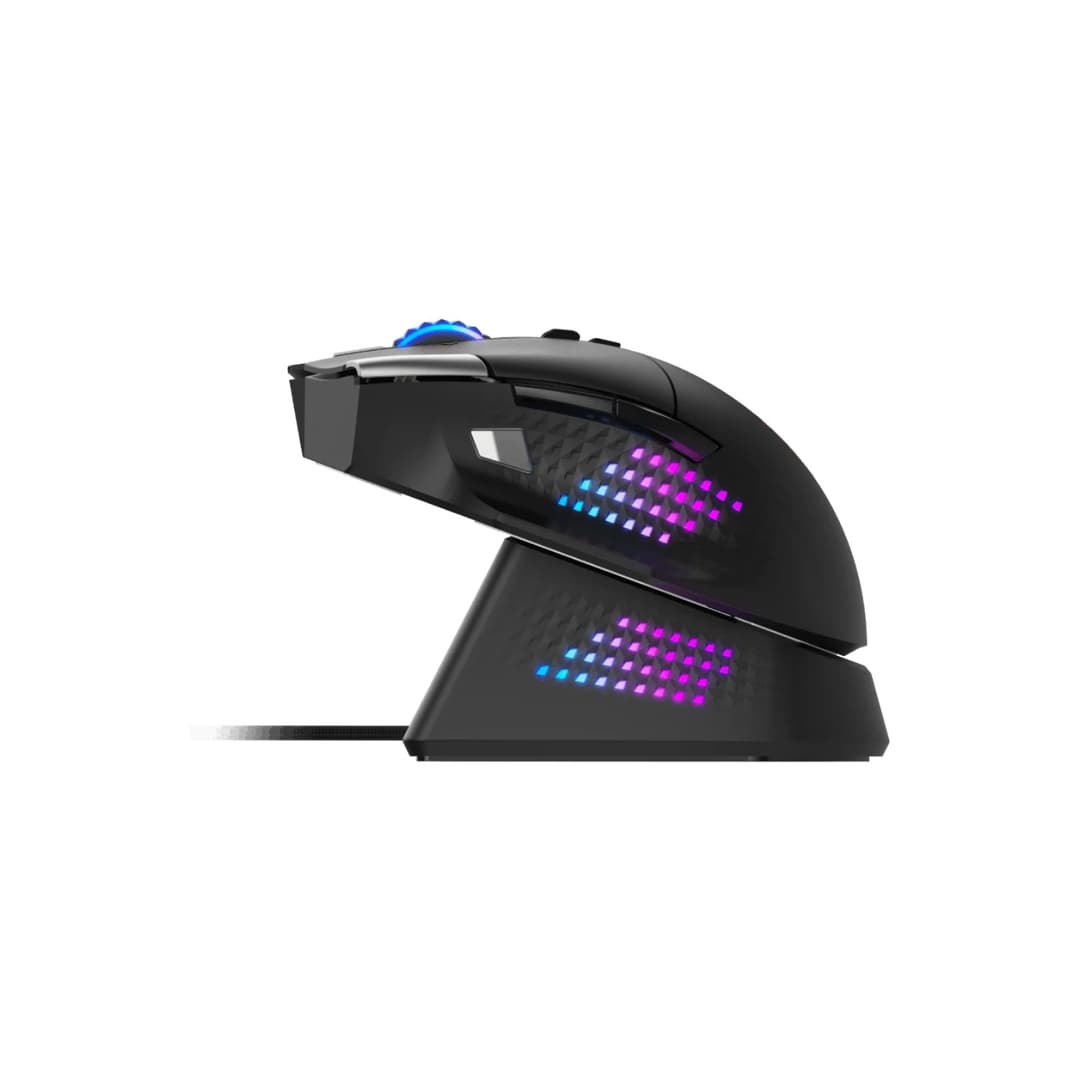 MSI Versa Pro + Dock 26000 DPI Wireless RGB Optical Gaming Mouse - Black - Image 4