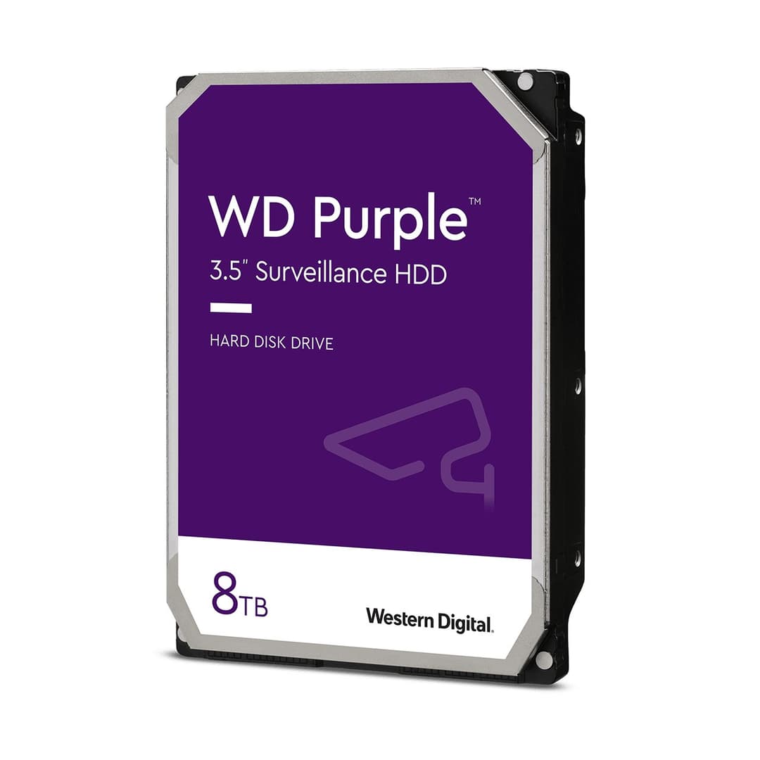 Western Digital WD Purple WD11PURZ 1TB Surveillance Internal Hard Drive 3.5" SATA III 5400 RPM 64MB Cache - Image 1