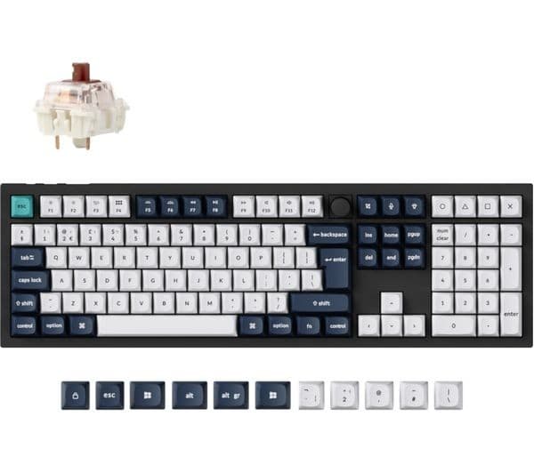 KEYCHRON Q6 Max Wireless Mechanical Gaming Keyboard - Carbon Black