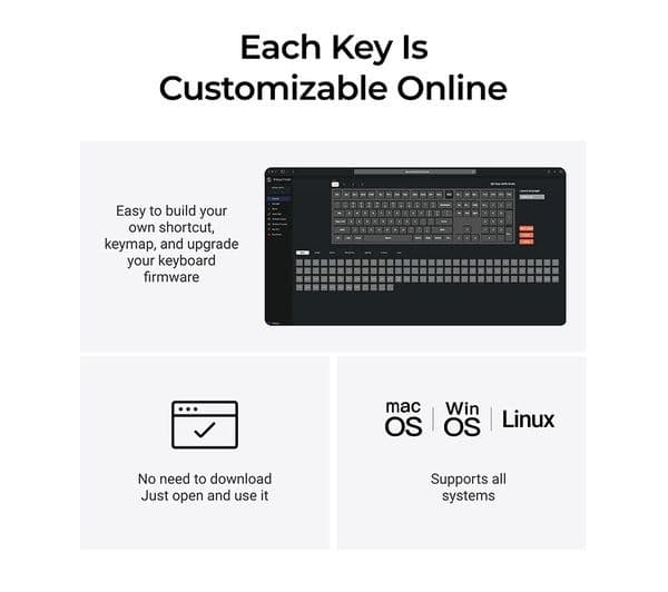 KEYCHRON Q6 Max Wireless Mechanical Gaming Keyboard - Carbon Black - Image 7