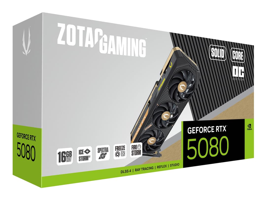 Zotac GAMING GeForce RTX 5080 SOLID CORE OC NVIDIA 16 GB GDDR7 - Image 7