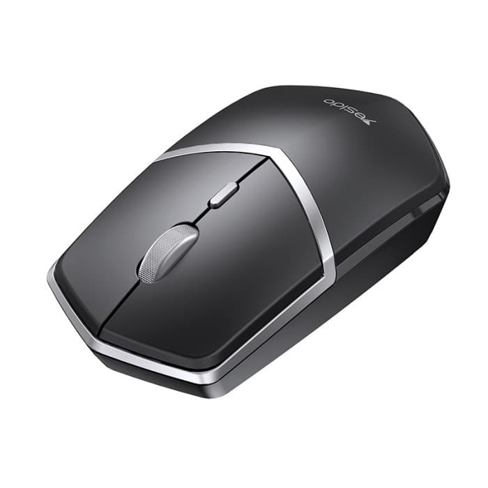 Yesido KB16 2.4GHz Wireless Mouse for Laptop 2.4G Connection - Black