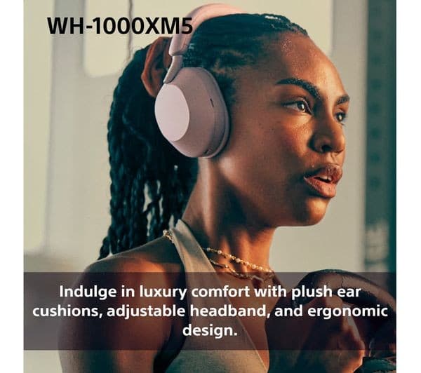 Sony WH-1000XM5 Headphones Smoky Pink - Image 8