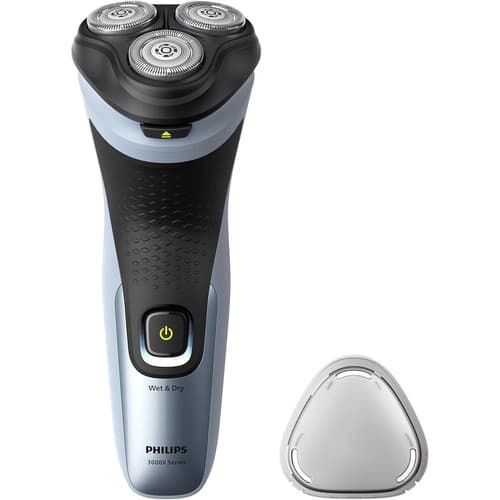 Philips Shaver 3000X Series X3063/00 Wet & Dry Electric Shaver Celestial Blue - Image 1