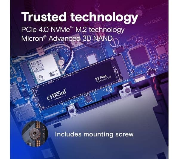 CRUCIAL P3 Plus M.2 Internal SSD - 1 TB - Image 9