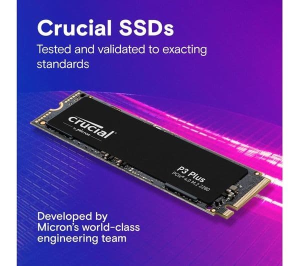 CRUCIAL P3 Plus M.2 Internal SSD - 1 TB - Image 10