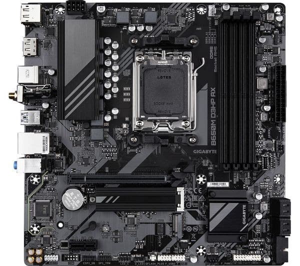 GIGABYTE B650M D3HP AX AM5 Micro ATX DDR5 Wi-Fi 6E Motherboard - Image 1