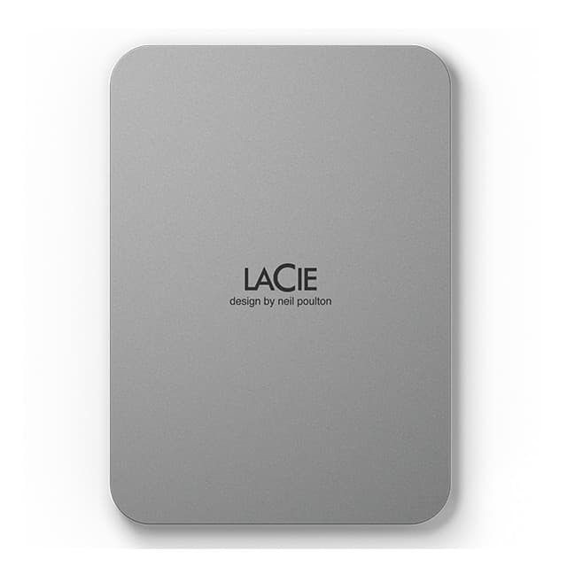 LaCie Mobile Drive 4TB External Hard Drive USB-C Silver