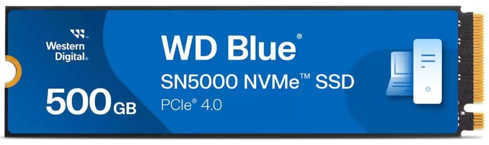 Western Digital Blue SN5000 500 GB M.2 PCI Express 4.0 NVMe SSD 3D TLC NAND - Image 1
