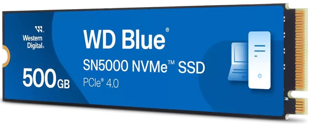 Western Digital Blue SN5000 500 GB M.2 PCI Express 4.0 NVMe SSD 3D TLC NAND - Image 2