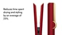 Dyson Airstrait Hair Straightener Red Velvet & Gold thumbnail 3